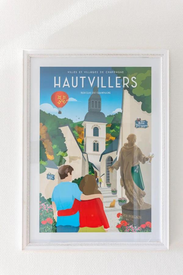 Superbe Studio 'Chardonnay' Avec Vue Sur La Vallee Hautvillers Exterior foto